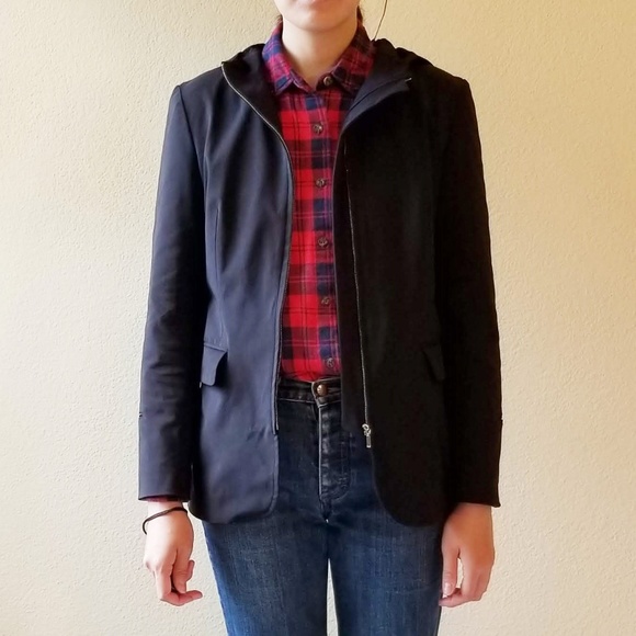 SOLD! Sa Va Canada Women's Black Hooded Jacket - Picture 5 of 8